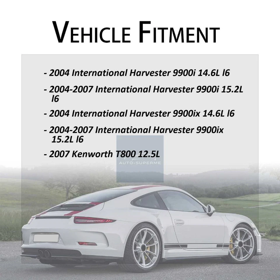 Manguera de refrigerante de radiador motor a radiador para International Harvester 9900i 2004 Foto 2 de 4