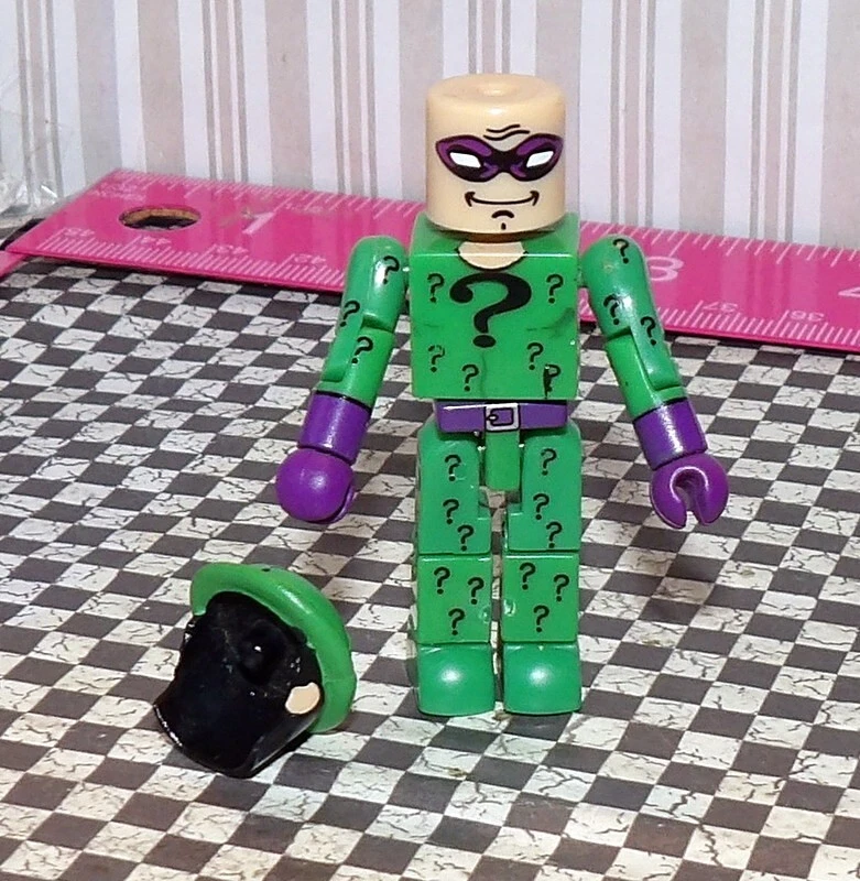 Figura de acción DC C3 Construction 2" The Riddler Minimates 2004 Foto 2 de 4