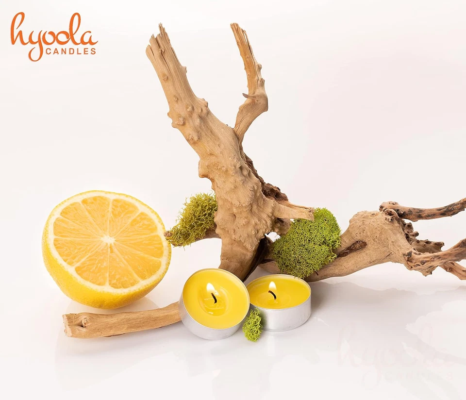 Velas de Citronela Velas de Te Vela Antimosquitos 4 Horas de Duracion Pack de 50 - Image 3 of 4