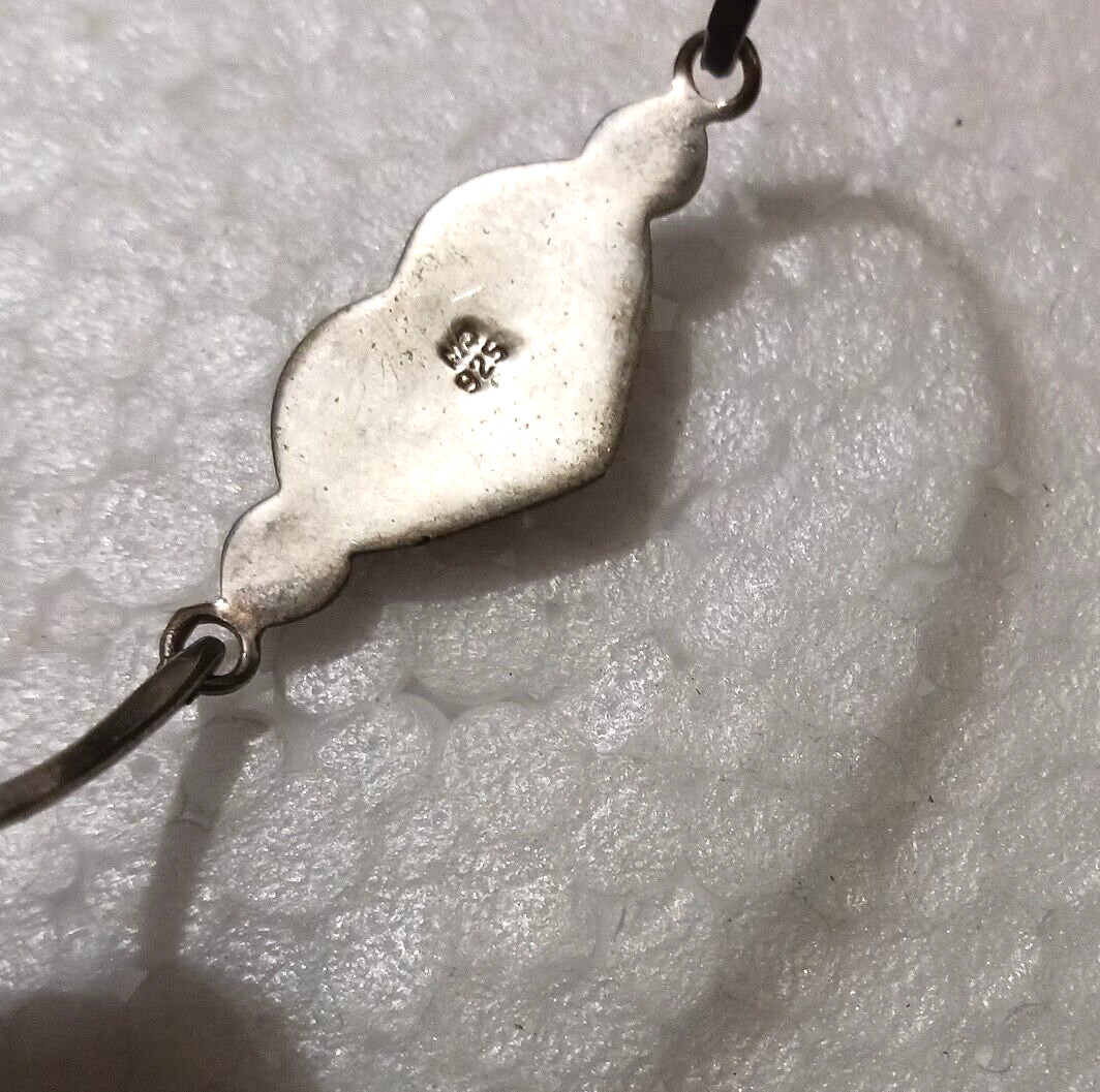 Bracelets. Solid Copper cuff, 925 silver heart br… - image 10