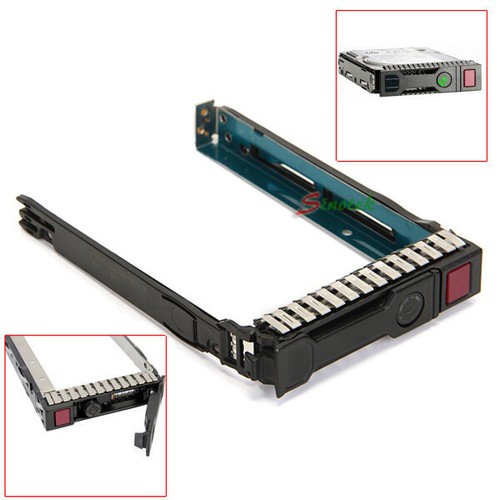 10X 2.5 SFF SAS HDD Tray Caddy For HP 651687-001 G8 Gen8 DL380p 651699 DL360p - Afbeelding 4 van 8