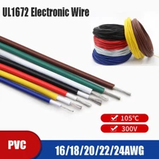 UL1672 Double Insulated Electronic Wire 16-24AWG PVC Tinned Copper Connect Cable