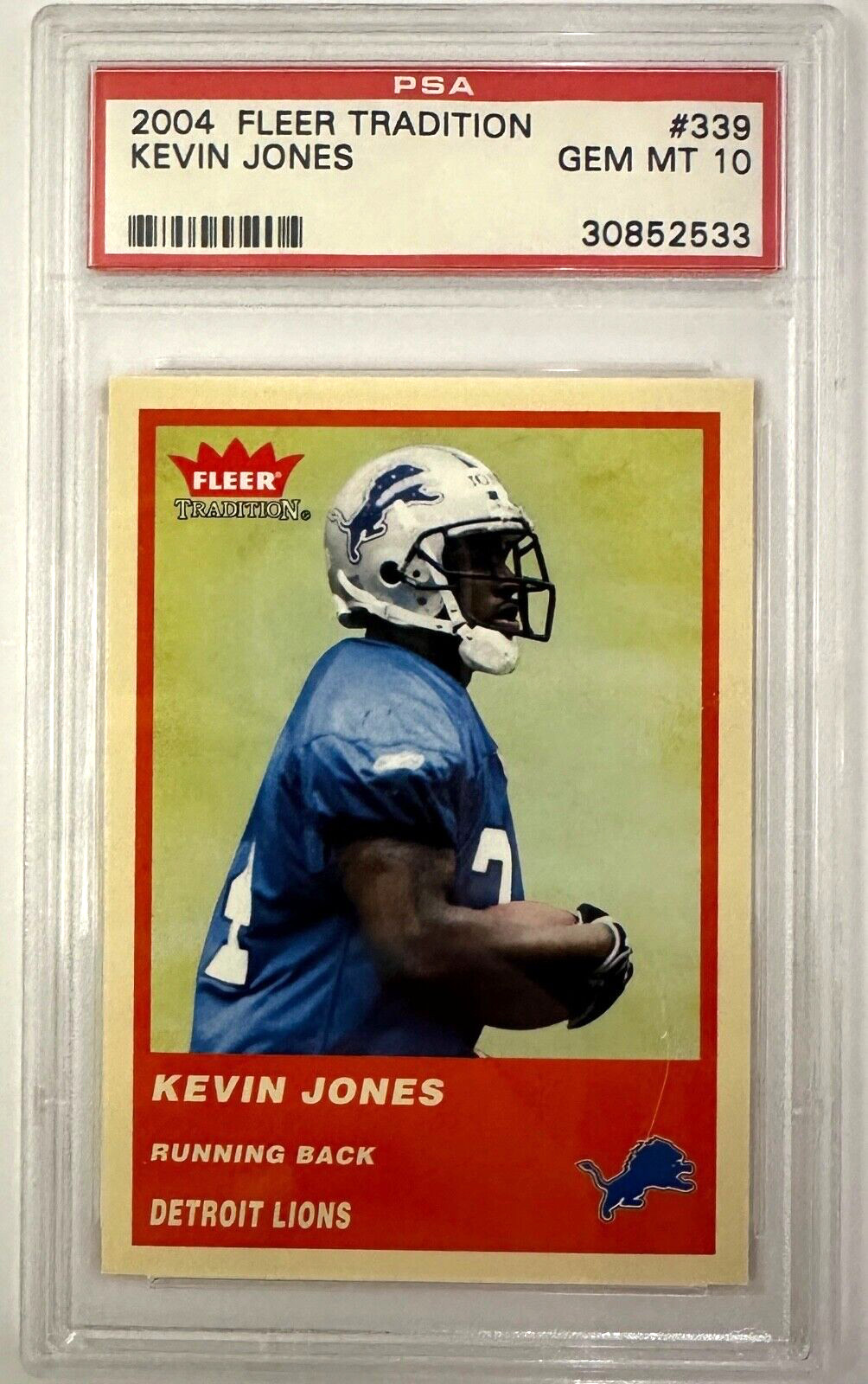 Kevin Jones Fleer Tradition #339 Base