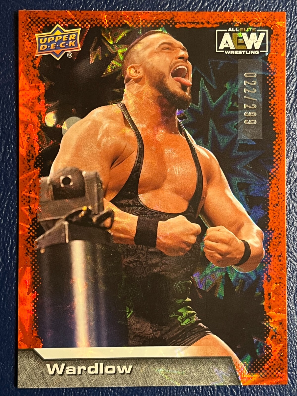 2022 AEW Wardlow Dynamite /299 Trading Card Upper Deck Mint #77855