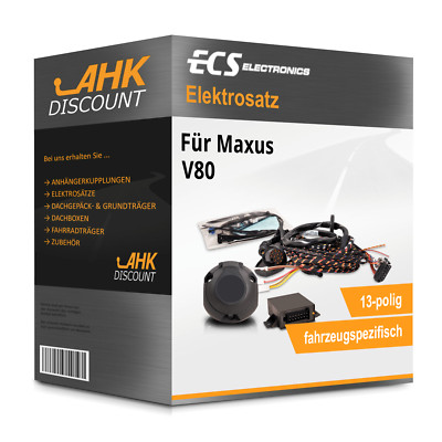 Für Maxus V80 01.2016-jetzt ECS Elektrosatz 13polig fahrzeugspezifisch für AHK