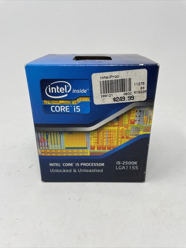 Intel Core i5-2500K 3.3 GHz Quad-Core (BX80623I52500K) LGA1155 CPU - Picture 1 of 9