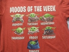 Star Wars Boy's Short Sleeve Yoda Graphic Tee Size XL 14/16 Multicolor