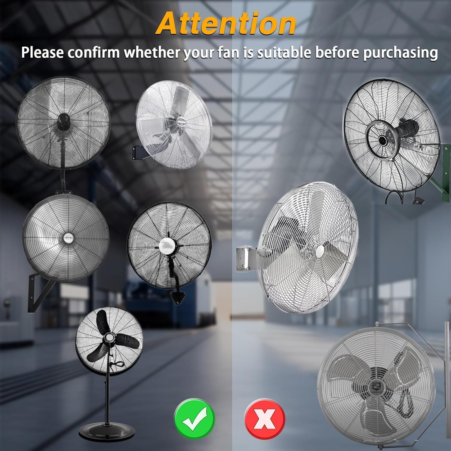 1Pc Industrial Fan Cover 420D Dustproof  for Commercial & Industrial Up to 30 