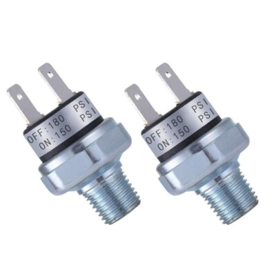 #ad #ad 2 Air Pressure Switch 150 180 PSI Pressure Switch 1 4quot; 18 NPT DC 24 12V Pressure $14.25