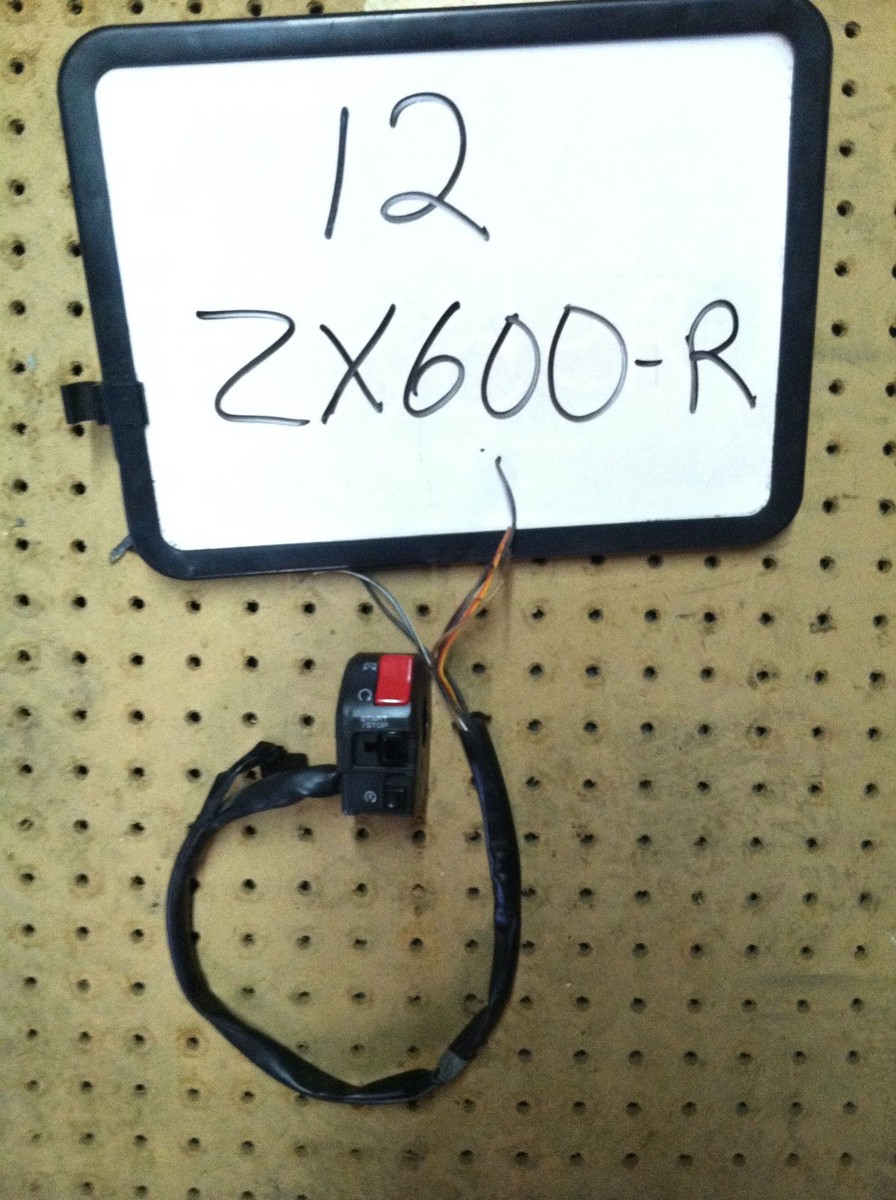 09 - 12 ZX6R ZX-6R 6 R RIGHT HANDLEBAR HANDLE BAR SWITCH ASSY