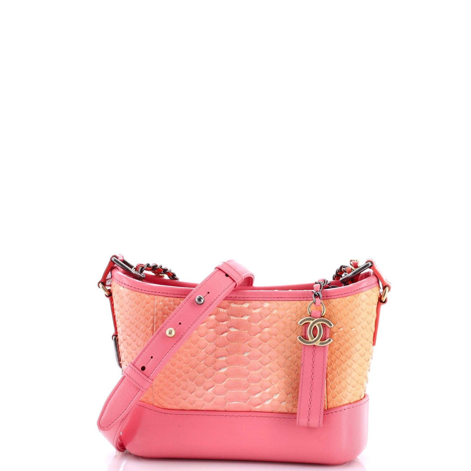 Chanel Gabrielle Hobo Python Small - image 4