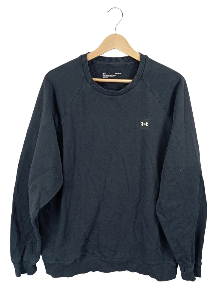 Under Armour Sweat-shirt Homme Noir Loose Fit Molleton (EU 52, INT XL) - Photo 1/4