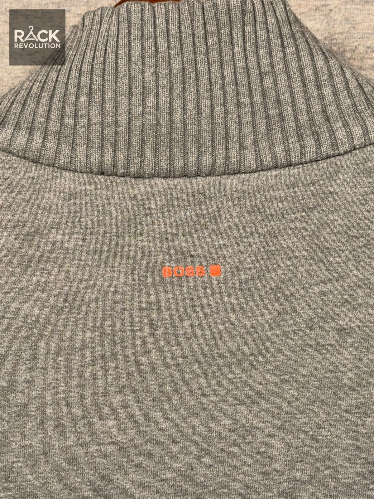 Hugo Boss Orange Label Metis Gray Full Zip Track Jacket Sweatshirt Mens Size M image 4