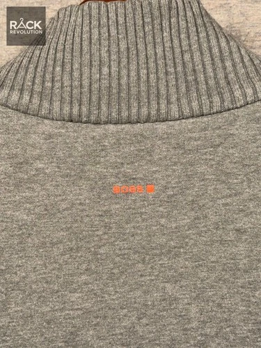 Hugo Boss Orange Label Metis Gray Full Zip Track Jacket Sweatshirt Mens Size M image 4