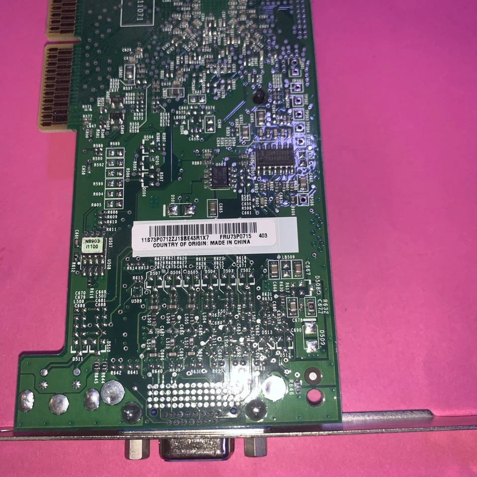 IBM 73P0715 NVIDIA GeForce MX440 64MB DDR SDRAM AGP 8x Video Graphics Card - Image 2 of 3