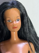 Vintage 1982 Hawaiian Barbie Doll Steffie Face Black Hair 7470