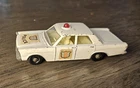 Vintage Matchbox # 55/59 Ford Galaxie Police Car, by Lesney (England), 1966
