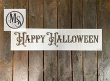 Happy Halloween Stencil S0734