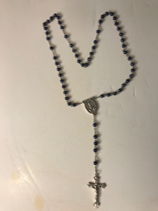 Rosary Necklace 17 inches in length