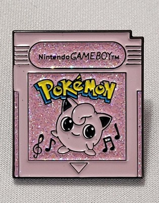 Jigglypuff Nintendo Gameboy Pink Version Inspired Enamel Pins Pin Brooch Pokemon