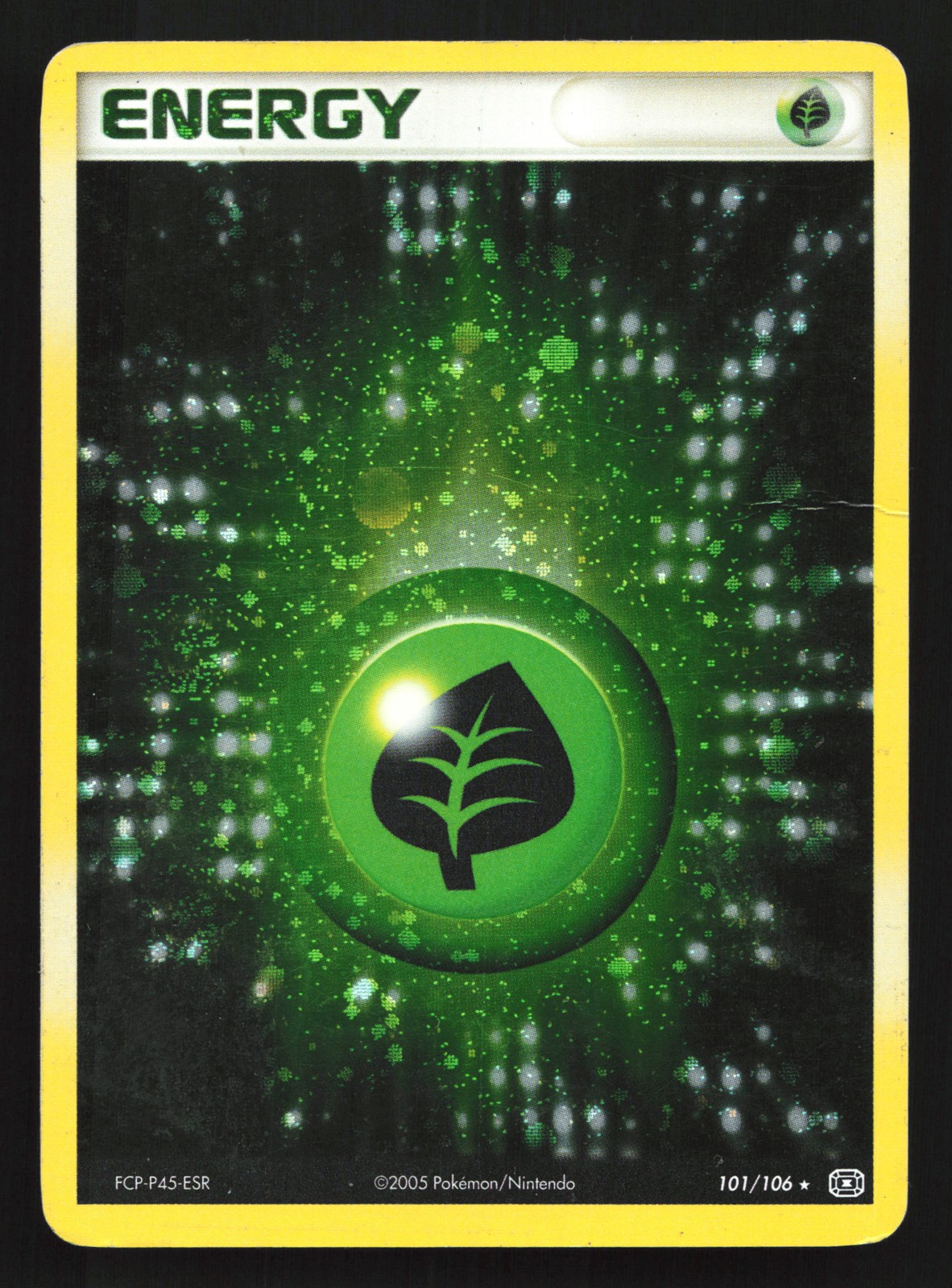 Grass Energy 101/106 Emerald Holo Rare Pokemon Card x2 SWIRLS
