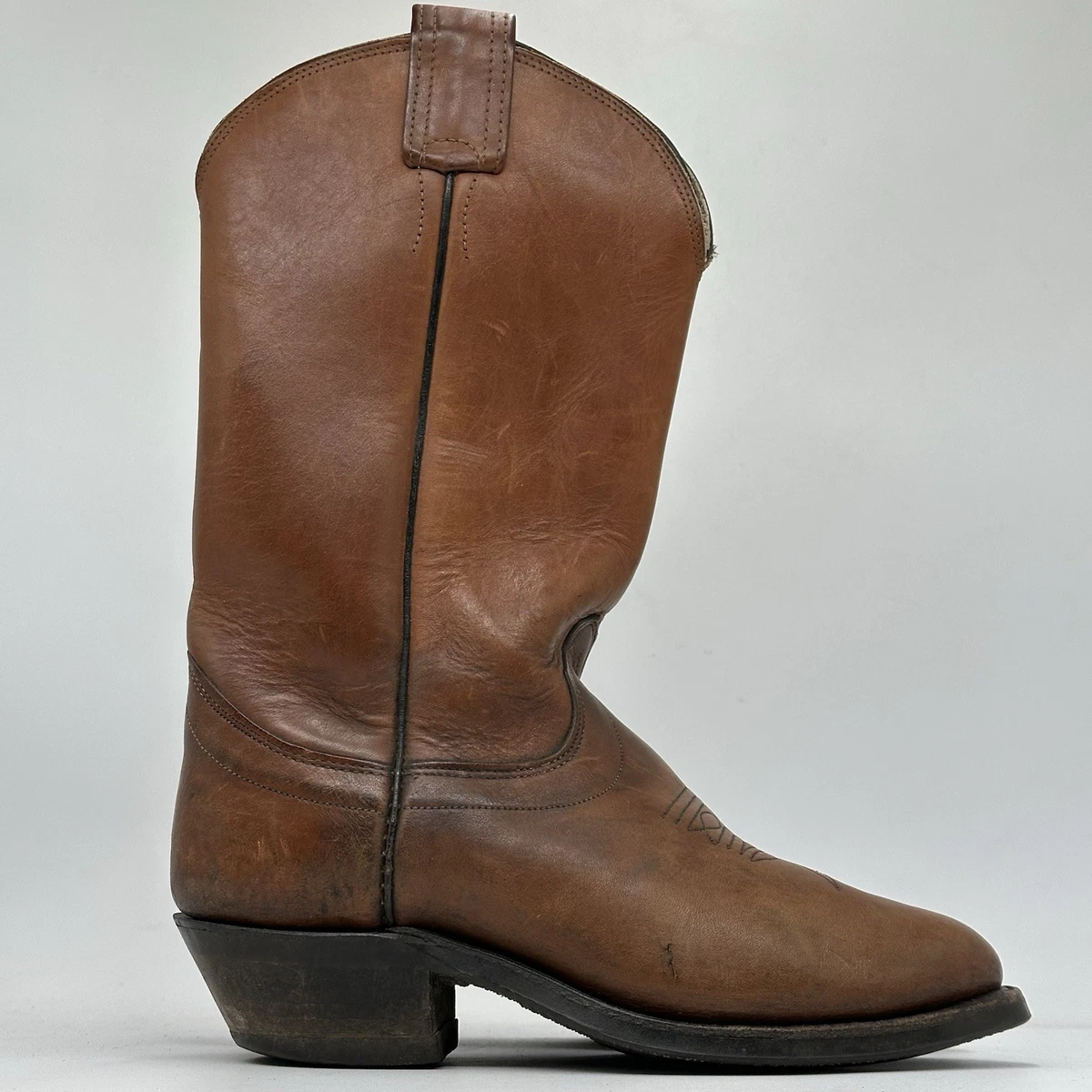 Vintage Olathe brown leather western cowboy boots men’s sz 10D Olathe Boots for Men for Sale - Shop New & Used Men main image 3
