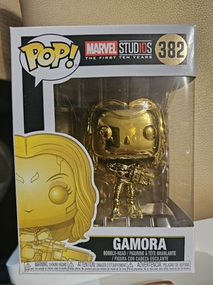 Marvel Studios First Ten Years Gold Chrome Funko Pop! GAMORA HULK