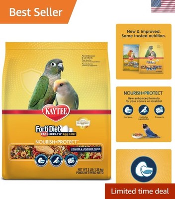 Forti-Diet Pro Health Egg-Cite Pet Conure & Lovebird Food, 3 Pound