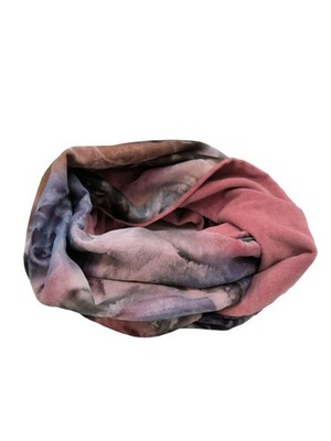 LERROS Schlauchschal Damen Schal pink-blau Casual-Look