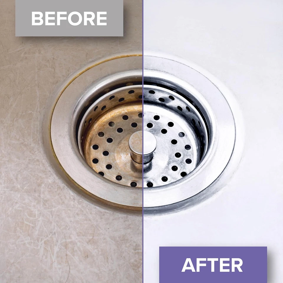 Esmalte de metal MAAS 1,1 lb lata mais pano livre, limpador de metal universal para todos os met - Imagem 3 de 4