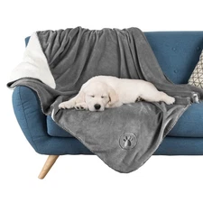 Waterproof Pet Blanket Collection– Reversible Throw Protects Couch, Car, Bed