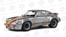 SOLIDO S1801120 PORSCHE 911 RSR KREMER RALLY 1973 Silver 1/18