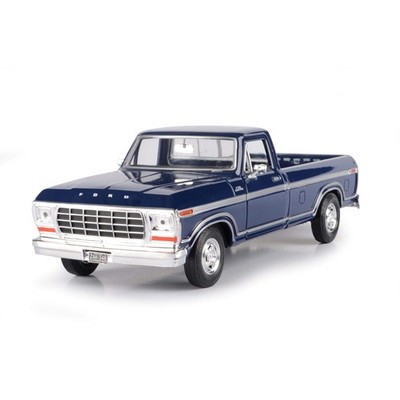 1979 Ford F-150 Pickup Truck Dark Blue 1/24 Diecast Model Car by