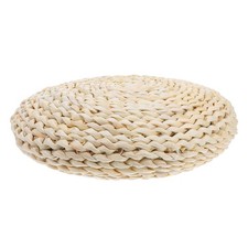  Cuscino Da Pavimento Tatami Paglia Intrecciata Yoga Tessuto Mano