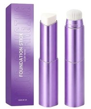2-in-1 Face Color Love Changing Foundation Stick with Brush, Ivory White