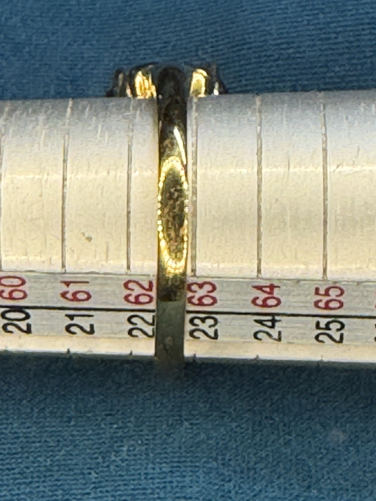 Gold Over Sterling Amethyst Ring Size 10 - image 3