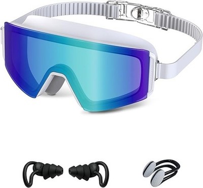 TAMIK Wide View Anti-Fog UV Swimming Goggles Adult Leak-Resistant