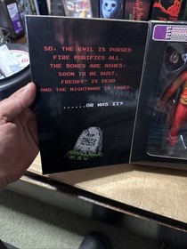 NECA  A Nightmare On Elm Street NES 8 Bit Video Game Freddy Krueger Figure! New!