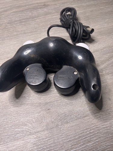 OEM Nintendo GameCube Controller Black Authentic DOL-003 tested - Picture 3 of 3