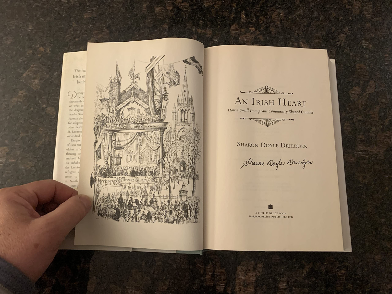 An Irish Heart; How a Small Immigrant Community Shaped Canada - hardcover Sh...