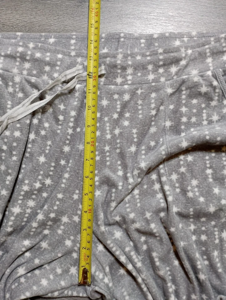 NAUTICA Pijama Conjunto de Salón Mujer Grande Gris Estrellas Vellón *2 Piezas* Foto 3 de 4