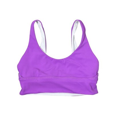 Lululemon Align Reversible Sports Bra Purple/ Vintage Plum Light Support Size 6