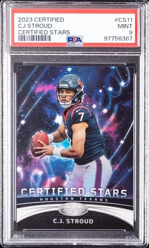 2023 PANINI CERTIFIED STARS #CS11 CJ STROUD ROOKIE RC PSA 9