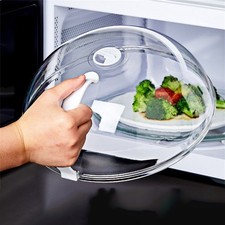 New Magnetic Microwave Anti Splatter Cover Plate Guard Lid With Steam Vent
