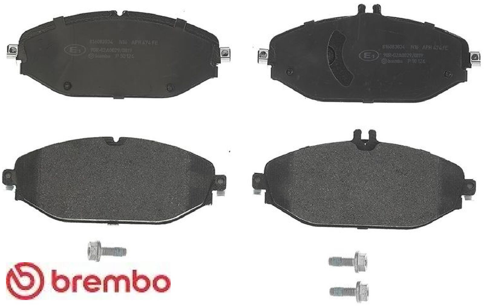 Brembo Bremsbelagsatz, Scheibenbremse [Hersteller-Nr. P50124] für Mercedes-Benz - Bild 3