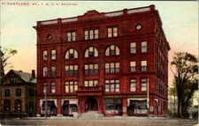 Y.M.C.A. Building, PORTLAND, Maine Postcard - Mason Bros.