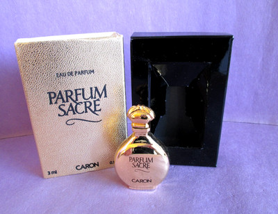 Parfum Sacre by Caron Eau de Parfum Miniature 0.1 oz 3 ml Vintage