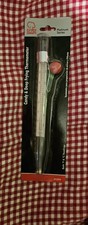 8" Long Glass Candy  Deep Frying Thermometer w/ Hang Hook, Both F/C up to 400F