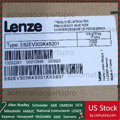 E82EV303K4B201 New Sealed LENZE 8200 vector Frequency Inverter E82EV303K4B201