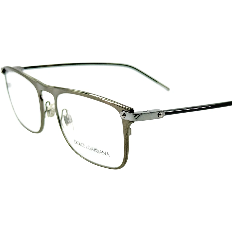 Dolce & Gabbana DG1315 Mens Metal Eyeglass Frame 1332 Brushed Dk Gunmetal 53-19 - Image 2 of 4